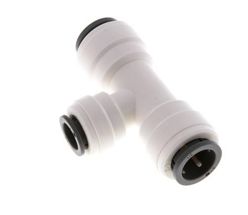 3/8'' x 1/2'' Tee Push-in Fitting POM EPDM FDA [2 Pieces]