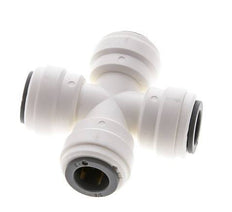 3/8'' Cross Push-in Fitting POM EPDM FDA [2 Pieces]