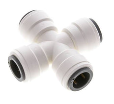 1/2'' Cross Push-in Fitting POM EPDM FDA [2 Pieces]