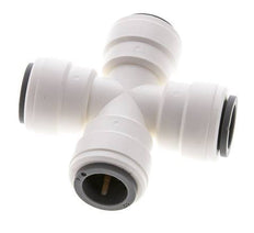 1/2'' Cross Push-in Fitting POM EPDM FDA [2 Pieces]