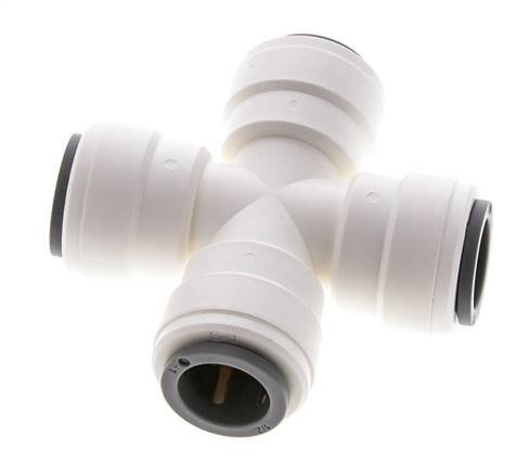 1/2'' Cross Push-in Fitting POM EPDM FDA [2 Pieces]