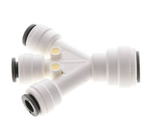 1/4'' x 6.8mm Plug-in Fitting with Hose Pillar POM EPDM [10 Pieces]