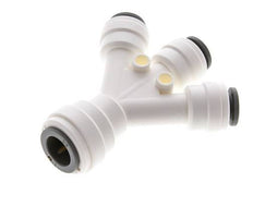 1/4'' x 6.8mm Plug-in Fitting with Hose Pillar POM EPDM [10 Pieces]