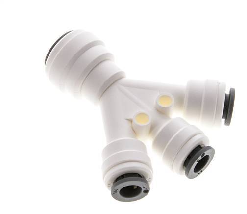 1/4'' x 6.8mm Plug-in Fitting with Hose Pillar POM EPDM [10 Pieces]