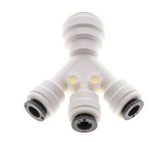 1/4'' x 6.8mm Plug-in Fitting with Hose Pillar POM EPDM [10 Pieces]