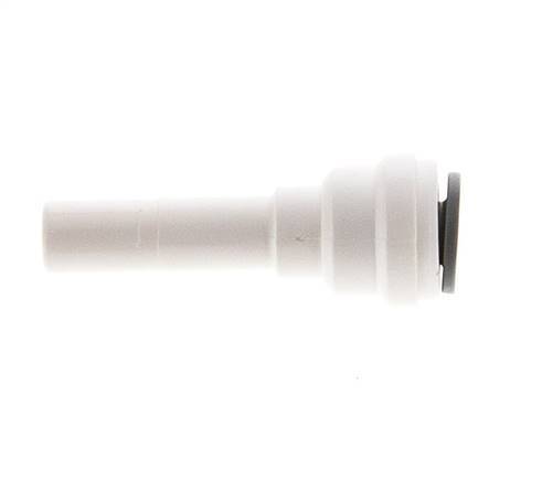 5/32'' x 1/4'' Push-in Fitting with Plug-in POM EPDM [10 Pieces]