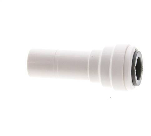 3/8'' x 1/2'' Push-in Fitting with Plug-in POM EPDM [5 Pieces]