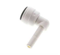 3/16'' x 3/16'' 90deg Elbow Push-in Fitting with Plug-in POM EPDM [10 Pieces]