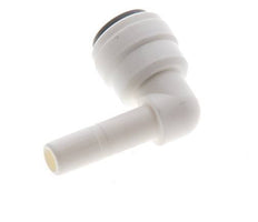 1/4'' x 1/4'' 90deg Elbow Push-in Fitting with Plug-in POM EPDM [10 Pieces]