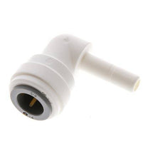 3/8'' x 1/4'' 90deg Elbow Push-in Fitting with Plug-in POM EPDM [5 Pieces]