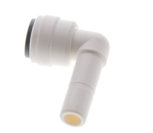 1/4'' x 5/16'' 90deg Elbow Push-in Fitting with Plug-in POM EPDM [10 Pieces]