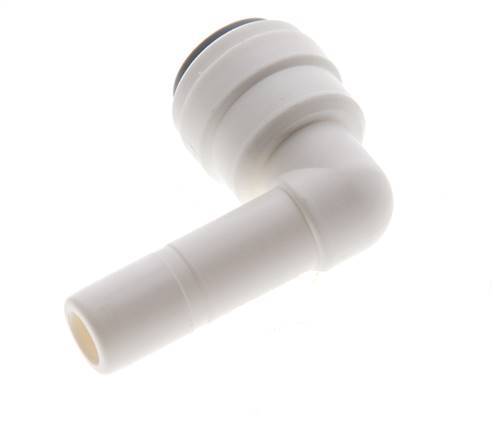 1/4'' x 5/16'' 90deg Elbow Push-in Fitting with Plug-in POM EPDM [10 Pieces]