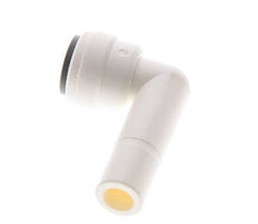 1/4'' x 3/8'' 90deg Elbow Push-in Fitting with Plug-in POM EPDM [10 Pieces]