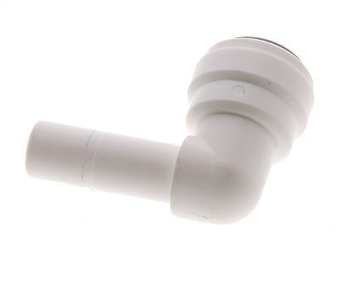 3/8'' x 3/8'' 90deg Elbow Push-in Fitting with Plug-in POM EPDM [5 Pieces]