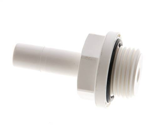 1/4'' x 1/8'' NPT Plug-in Fitting with Male Threads POM EPDM [10 Pieces]