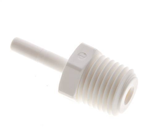 5/32'' x 1/4'' NPT Plug-in Fitting with Male Threads POM EPDM [10 Pieces]