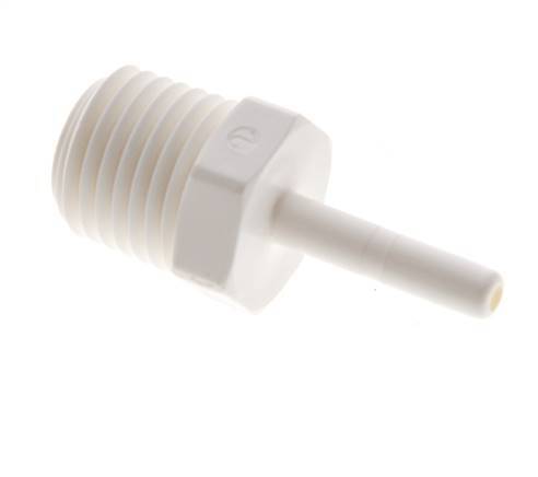 5/32'' x 1/4'' NPT Plug-in Fitting with Male Threads POM EPDM [10 Pieces]