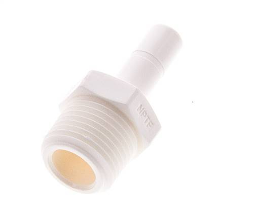 5/16'' x 3/8'' NPT Plug-in Fitting with Male Threads POM EPDM [10 Pieces]