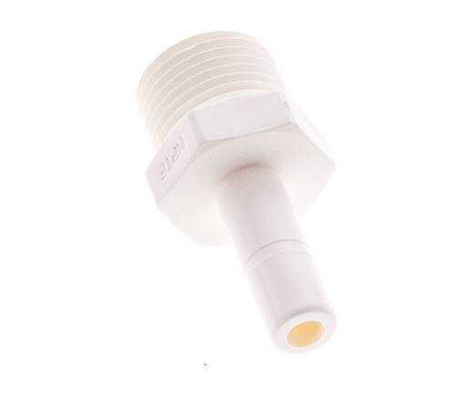 5/16'' x 3/8'' NPT Plug-in Fitting with Male Threads POM EPDM [10 Pieces]