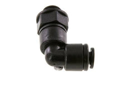 4mm x G1/8'' 90deg Elbow Push-in Fitting with Male Threads POM NBR Rotatable [2 Pieces]