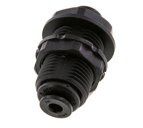 4mm Push-in Fitting POM NBR Bulkhead [2 Pieces]
