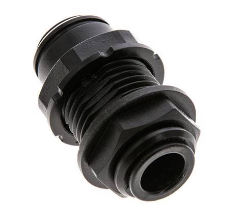 10mm Push-in Fitting POM NBR Bulkhead