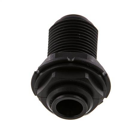 12mm Push-in Fitting POM NBR Bulkhead