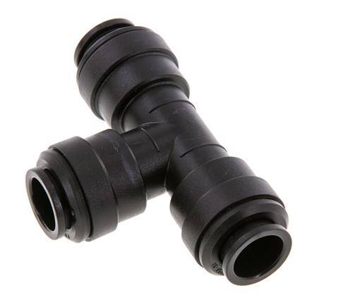 12mm Tee Push-in Fitting POM NBR FDA