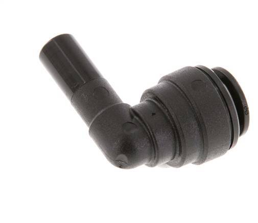 8mm x 8mm 90deg Elbow Push-in Fitting with Plug-in POM NBR [2 Pieces]