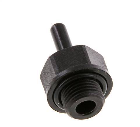 4mm x G1/8'' Plug-in Fitting with Male Threads POM NBR [5 Pieces]