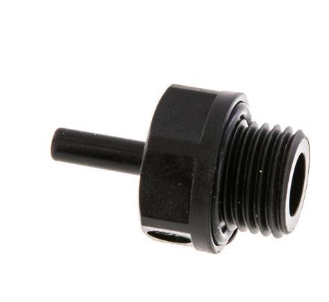 4mm x G1/4'' Plug-in Fitting with Male Threads POM NBR [5 Pieces]