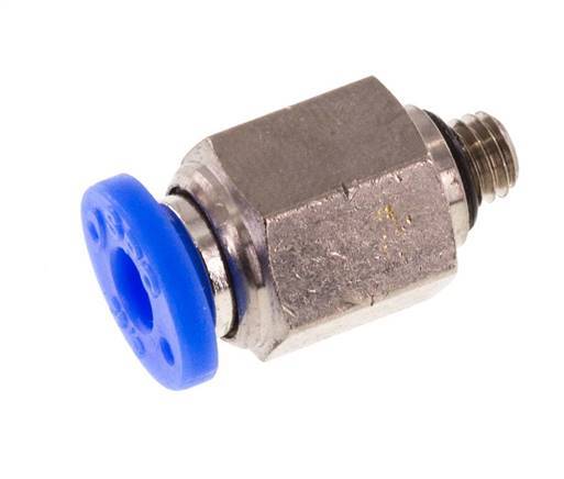 5/32'' x UNF 10-32 Push-in Fitting Brass/PBT NBR [5 Pieces]