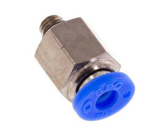 5/32'' x UNF 10-32 Push-in Fitting Brass/PBT NBR [5 Pieces]