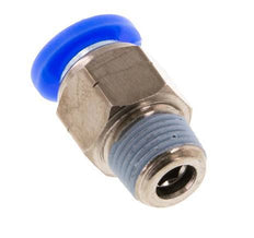 1/4'' x 1/8'' NPT Push-in Fitting with Male Threads Brass/PBT NBR [5 Pieces]