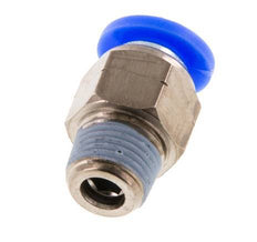 1/4'' x 1/8'' NPT Push-in Fitting with Male Threads Brass/PBT NBR [5 Pieces]