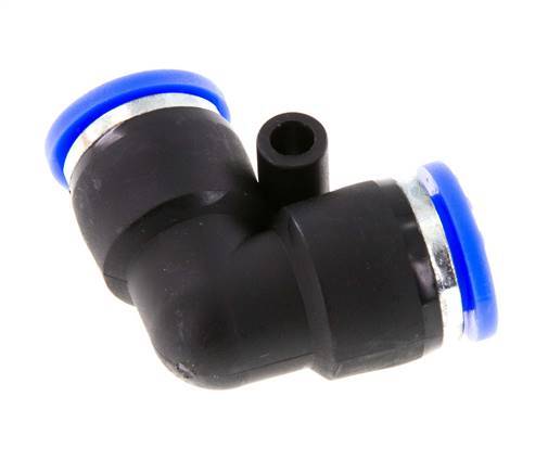 3/8'' 90deg Elbow Push-in Fitting PBT NBR [2 Pieces]