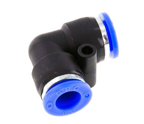 3/8'' 90deg Elbow Push-in Fitting PBT NBR [2 Pieces]