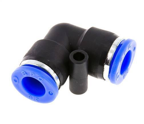 3/8'' 90deg Elbow Push-in Fitting PBT NBR [2 Pieces]
