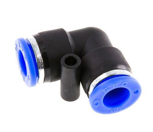 3/8'' 90deg Elbow Push-in Fitting PBT NBR [2 Pieces]