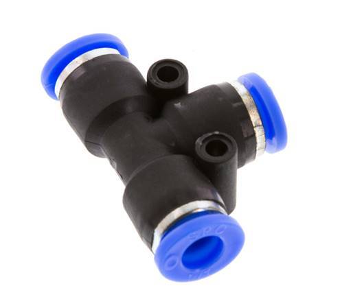 1/4'' Tee Push-in Fitting PBT NBR [2 Pieces]