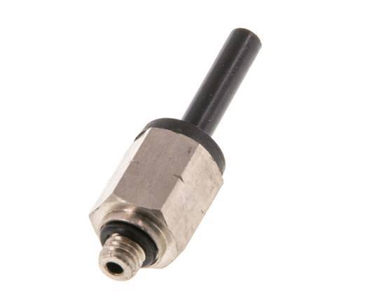 5/32'' x UNF 10-32 Plug-in Fitting Brass/PBT NBR [2 Pieces]
