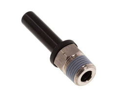 1/4'' x 1/8'' NPT Plug-in Fitting with Male Threads Brass/PBT NBR [2 Pieces]