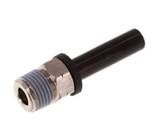 1/4'' x 1/8'' NPT Plug-in Fitting with Male Threads Brass/PBT NBR [2 Pieces]