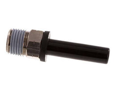1/4'' x 1/8'' NPT Plug-in Fitting with Male Threads Brass/PBT NBR [2 Pieces]