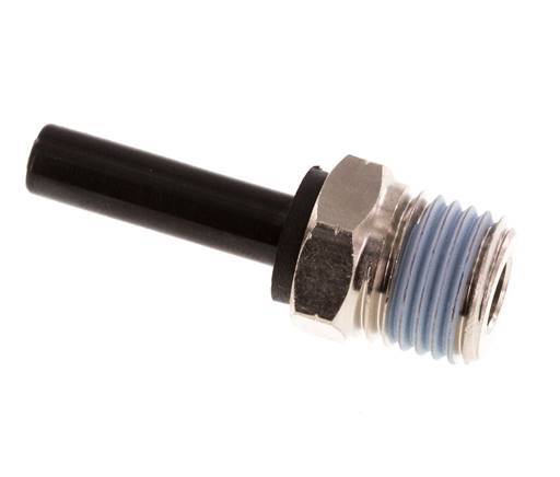 1/4'' x 1/4'' NPT Plug-in Fitting with Male Threads Brass/PBT NBR [2 Pieces]