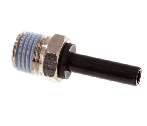 1/4'' x 1/4'' NPT Plug-in Fitting with Male Threads Brass/PBT NBR [2 Pieces]