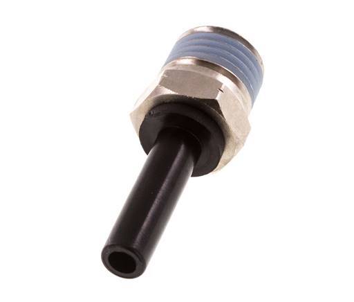 1/4'' x 1/4'' NPT Plug-in Fitting with Male Threads Brass/PBT NBR [2 Pieces]