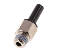 3/8'' x 1/4'' NPT Plug-in Fitting with Male Threads Brass/PBT NBR [2 Pieces]