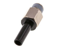 3/8'' x 1/4'' NPT Plug-in Fitting with Male Threads Brass/PBT NBR [2 Pieces]