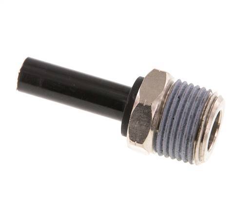 5/16'' x 3/8'' NPT Plug-in Fitting with Male Threads Brass/PBT NBR [2 Pieces]